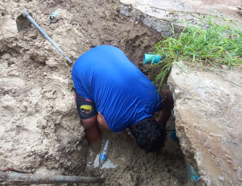 Underground Water Leak Discovered and Repaired